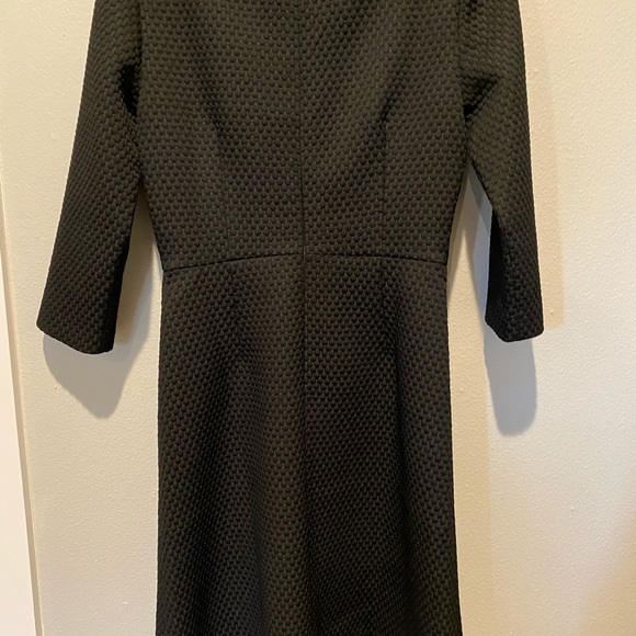 J Crew Black 3/4 Sleeve Dress 🌿 Size 2 C9 - Picture 6 of 8